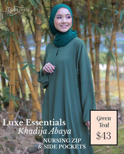 Luxe Essential - Khadija (With Nursing Zip)